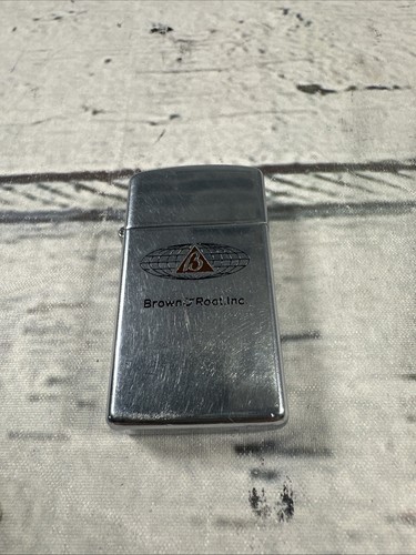Vintage zippo lighter brown - brown, &